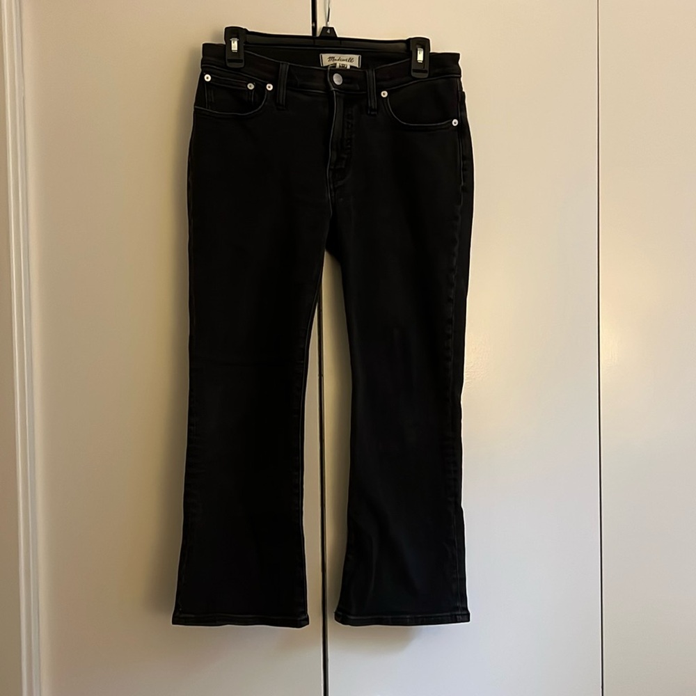 Madewell Mid Rise Kick Out Crop Jeans